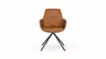 Armlehnstuhl Pegara - Leder, Cognac