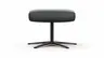 Hocker Noto Relax II - Leder, Schwarz