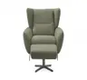 Hocker EILA - Stoff, Olive