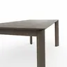 Esstisch Saratoga - ausziehbar, LB ca. 200x95 cm, Buche massiv, silbergrau geölt