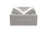 Boxspringbett HOLLIE- Liegefläche ca. 180x200 cm, Stoff, Beige, Bonell, Inkl. Topper