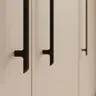  Drehtürenschrank FATHIE- B ca. 144 cm, Sand, Eiche Dekor