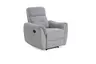 TV-Sessel Utah- Relaxfunktion, Chenille, Hellgrau