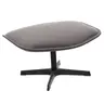 Hocker Helge - Leder, Silber