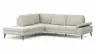 Ecksofa Houston - 1-Sitzer mit Abschlussteil links, Eckelement und 2,5-Sitzer rechts, inkl. Sitztiefenverstellung und Armlehne klappbar, Stoff, Natur