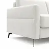 Schlafsofa Laredo - 2,5-Sitzer inkl. Schlaffunktion und Armlehne klappbar, Stoff, Offwhite