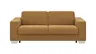 Sofa Nuoro - 2,5-Sitzer inkl. Schlaffunktion, Armlehne breit, Stoff, Cognac