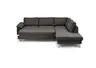 Ecksofa COOL - 2,5-Sitzer mit Ecke rechts, Querschläfer, Stoff, Mocca