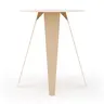 Beistelltisch Signe - BHT ca. 40x50x40 cm, Lack, Beige