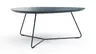 Couchtisch Fano - LBH ca. 87x78x33 cm, Fenix dunkelblau