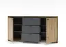 Sideboard - Artisan Eiche, Absetzung Graphit