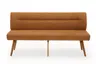 Polsterbank - Breite ca. 180 cm, Stoff, Cognac
