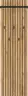 Garderobenpaneel - B ca. 46 cm, Navarra Eiche Nachbildung, Schwarz