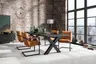 Esstisch Clifton - LB ca. 260x100 cm, Zerreiche massiv, Smoke