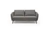 Sofa CARLLOTA - 2,5-Sitzer, Stoff, Anthrazit