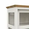 Buffetschrank Louisiana - mit Schiebetüren, teilmassiv, Weiß
