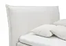  Boxspringbett HADAI- Liegefläche ca. 180x200 cm, Stoff, Hellgrau, Bonell, Inkl. Topper