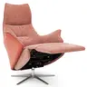 Relaxsessel Girona -  inklusive motorischer Relaxfunktion, Stoff, Leder, Rose