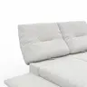 Sofa Lucero 2.0 - 2-Sitzer inkl. Drehsitz, Rollout-Armlehne und Sitztiefe verstellbar, Stoff, Offwhite