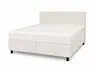 Boxspringbett Premium Line Simple - Liegefläche ca. 180x200 cm, Cord, Weiß