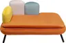 Hund/Katzenbett - BHT ca. 84,5x47x54 cm, Orange