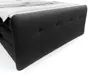 Boxspringbett HOLLIE- Liegefläche ca. 180x200 cm, Stoff, Anthrazit, Bonell, Inkl. Topper