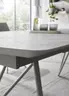 Esstisch Sedana - LB ca. 200x100 cm, HPL, Grau