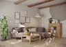 Ecksofa Rockport A - 2,5-Sitzer mit Ecke rechts, inkl. Sitzauszug (motorisch) und Armlehne klappbar, Stoff, Braun