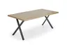 Esstisch, LB ca. 180x90 cm, Eiche massiv