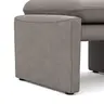 Hocker Tenero - inkl. Sitzhöhe verstellbar, Stoff, Grau