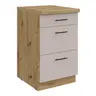 Unterschrank-B B ca. 50 cm, Eiche Dekor, Kaschmir, Matt