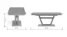Esstisch Faro Plus - LB ca. 180x90 cm, Tisch verlängerbar (Klappeinlage einseitig), Wildeiche massiv, Bianco
