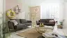 Sofa CARLLOTA - 3-Sitzer, Stoff, Espresso
