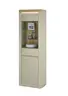 Vitrine - mit Beleuchtung, B ca. 64 cm, Kaschmir, Stone Eiche Nachbildung