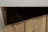 Sideboard Mileto - BHT ca. 234x70x46 cm, Farbglas Lichtgrau, Naturdesign
