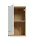 Hängeschrank- B ca. 40 cm, Eiche Dekor, Hellgrau
