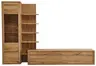 Wohnwand Faro Plus - BHT ca. 313x213x54 cm, Wildeiche massiv