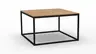 Couchtisch Kai - LBH ca. 65x65x37 cm, Asteiche massiv