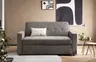 Schlafsofa - 2-Sitzer inkl. Schlaffunktion, Stoff, Braun