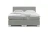 Boxspringbett HAIKOS- Liegefläche ca. 180x200 cm, Stoff, Grau, Bonell, Inkl.Topper