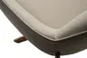 Armlehnstuhl MARIELLE - drehbar, Leder, Latte
