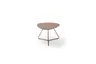 Couchtisch Fano - LBH ca. 67x60x43 cm, Fenix, Bordeaux