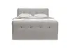 Boxspringbett HOLLIE- Liegefläche ca. 180x200 cm, Stoff, Beige, Bonell, Inkl. Topper