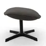 Hocker Helge - Stoff, Dunkelgrau