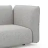 Ecksofa Motone - Ecke links mit 2,5-Sitzer, Stoff, Hellgrau