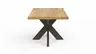 Esstisch Clifton - LB ca. 180x100 cm, Wildeiche massiv