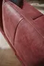 Sofa Lucero - 2,5-Sitzer inkl. Rückenlehne verstellbar, Leder, Weinrot