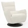 Sessel Lilaia - inkl. Dreh- und Wippfunktion, Stoff, Creme