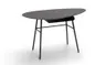 Schreibtisch Fano - LBH 121x75x74,5 cm, HPL, Graubraun