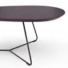 Couchtisch Fano - LBH ca. 87x78x33 cm, Fenix, Aubergine